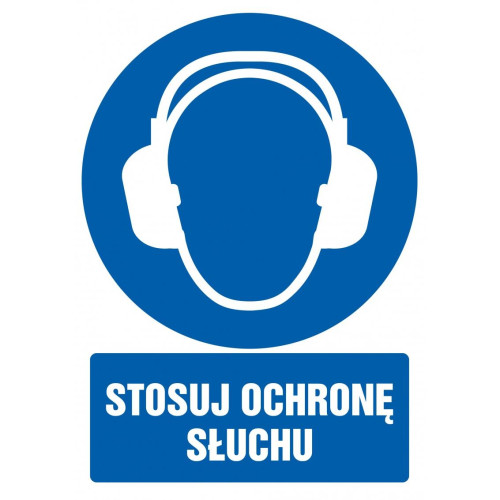 Znak TDC, Stosuj ochronę słuchu