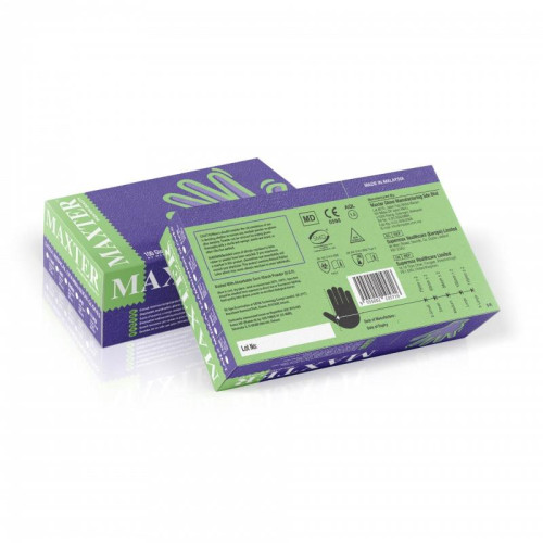 Rękawice lateksowe pudrowe MAXTER, 100 szt., L-11728579