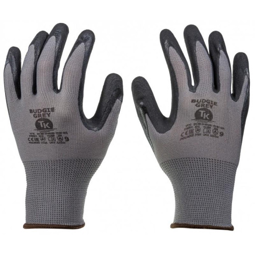 Rękawice TK BUDGIE, rozm. 8, szare-11729442