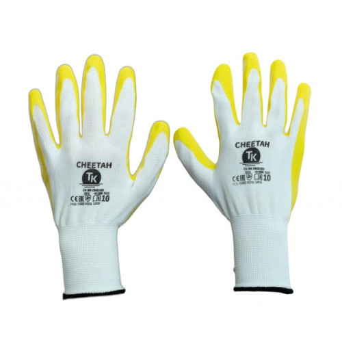 Rękawice TK CHEETAH, rozm. 9, żółte