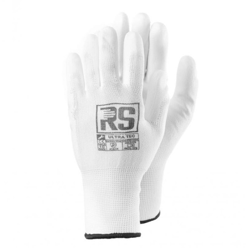 Rękawice dziane RS Ultra Tec, rozm. 9, białe