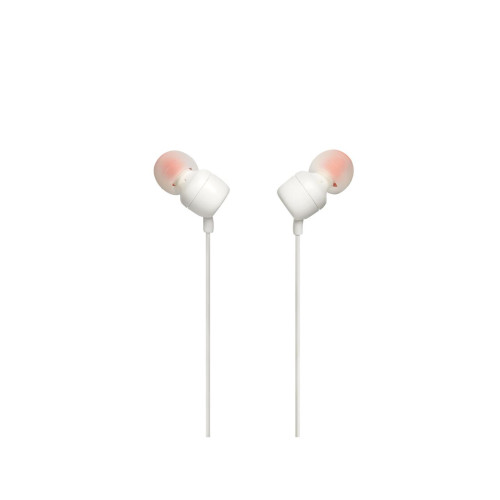 Słuchawki JBL T110 (biały, z mikrofonem)-11960968