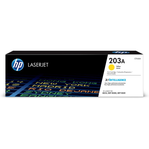 Toner HP żółty HP 203A, HP203A=CF542A, 1300 str.