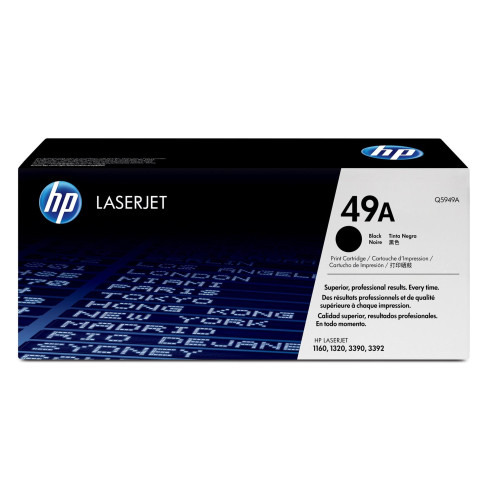HP 49A oryginalny wkład z czarnym tonerem LaserJet