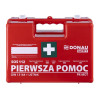 Apteczka DONAU SAFETY, plastikowa, K-10 +A, pomarańczowa