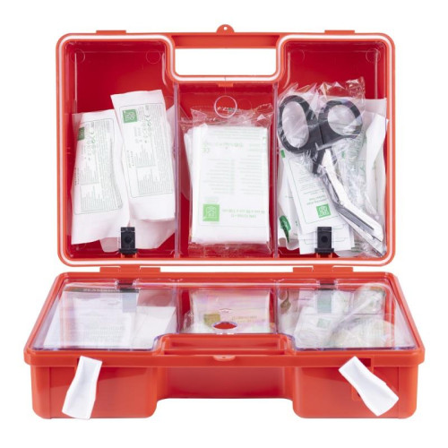 Apteczka DONAU SAFETY, plastikowa, K-15.2 +A, pomarańczowa-12397406