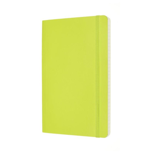Notes MOLESKINE Classic L (13x21cm), w linie, miękka oprawa, 192 strony, lemon green-12618592