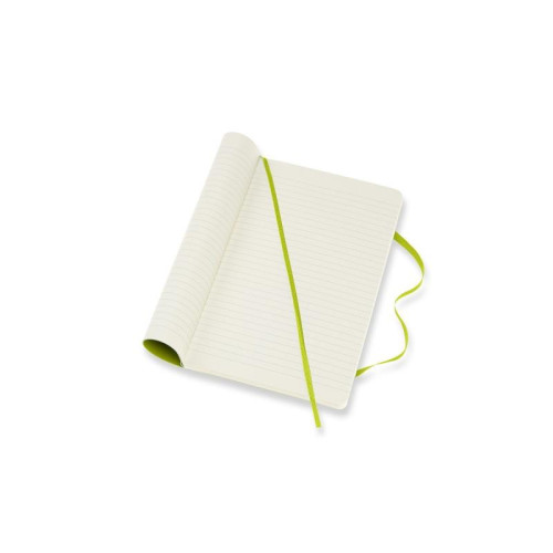 Notes MOLESKINE Classic L (13x21cm), w linie, miękka oprawa, 192 strony, lemon green-12618594