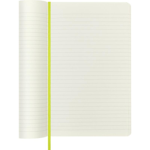 Notes MOLESKINE Classic L (13x21cm), w linie, miękka oprawa, 192 strony, lemon green-12618598