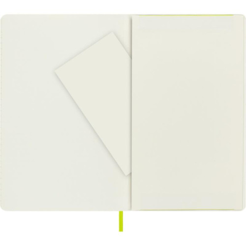 Notes MOLESKINE Classic L (13x21cm), w linie, miękka oprawa, 192 strony, lemon green-12618599