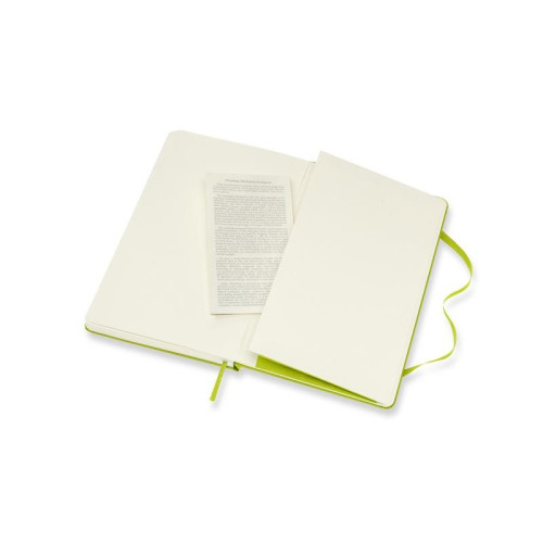 Notes MOLESKINE Classic L (13x21cm), w linie, twarda oprawa, 240 stron, lemon green-12618605