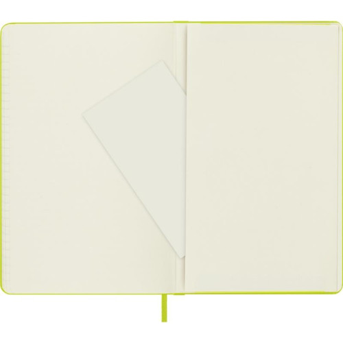 Notes MOLESKINE Classic L (13x21cm), w linie, twarda oprawa, 240 stron, lemon green-12618609