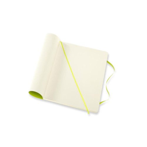 Notes MOLESKINE Classic XL (19x25cm), gładki, miękka oprawa, 192 strony, lemon green-12618699