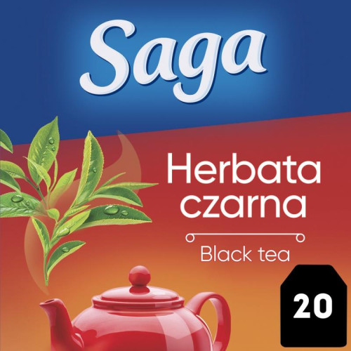 Herbata SAGA, czarna, 20 torebek-12708970
