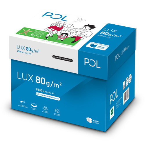 Papier ksero A4 80g POLLUX 5 ryz