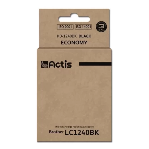 Tusz ACTIS KB-1240Bk (zamiennik Brother LC1240BK/LC1220BK; Standard; 19 ml; czarny)-1304165