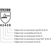 Rękawice robocze DONAU SAFETY, spawalnicze MIG, skóra bydlęca, rozm. 10/XL, czarne-13296231