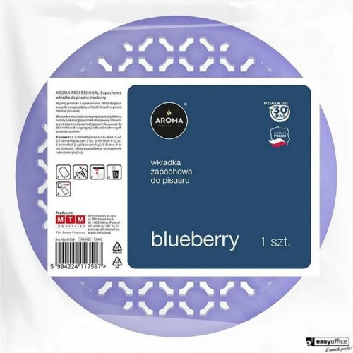 AROMA PROFESSIONAL  wkład do pisuaru bez włosków  BLUEBERRY 1 sztuka