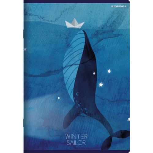 Zeszyt A5/32k TOP-2000 Winter Sailor szeroka linia-13394176