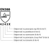 Rękawice robocze DONAU SAFETY, spawalnicze MIG, skóra bydlęca, rozm. 10/XL, czarne-13419111