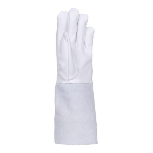 Rękawice robocze DONAU SAFETY, spawalnicze TIG, skóra kozia, rozm. 10/XL, biało-szare-13419097
