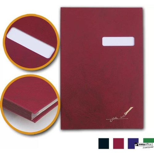 Teczka do podpisu 20-kart, okienko, bordo 1822243 BARBARA