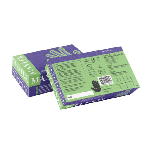 Rękawice lateksowe pudrowe MAXTER, 100 szt., XL-13582119