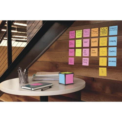 Karteczki samoprzylepne Post-it®, ENERGETIC, 76x76mm, 6x100 kart.-13582217
