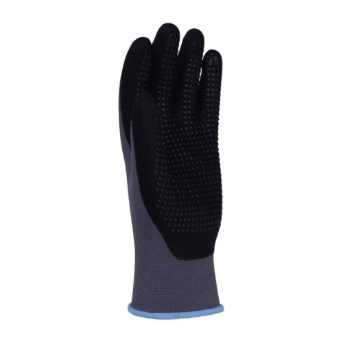 Rękawice DONAU SAFETY Flex-Dotted, kat. II, rozm. 9, szare-13609161