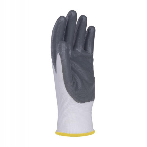 Rękawice DONAU SAFETY Nitrile 01, kat. II, rozm. 8, szare-13816366