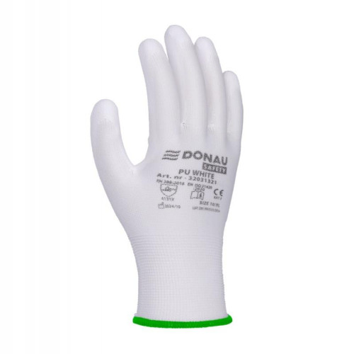 Rękawice DONAU SAFETY PU White, kat. II, rozm. 11, białe-13816389