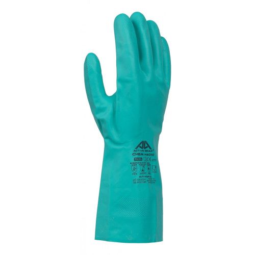 Rękawice chemiczne ACTIVE CHEM, rozm. 7, zielone-13816407
