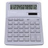 Kalkulator biurowy DONAU TECH, 12-cyfr. wyświetlacz, wym. 190x143x40 mm, srebrny-13933256