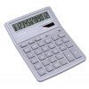 Kalkulator biurowy DONAU TECH, 12-cyfr. wyświetlacz, wym. 190x143x40 mm, srebrny-13933258