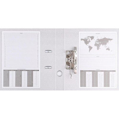 Segregator BASIC-S z szyną, PP, A4/50mm, czarny-14326720