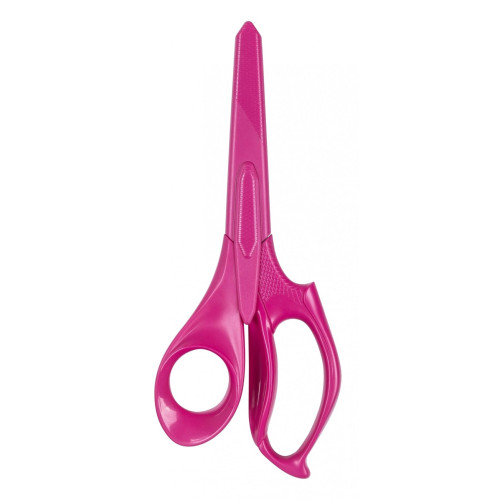 Nożyczki biurowe KANGARO, 18,5 cm, z osłoną, dla praworęcznych, blister, mix kolorów-14706474