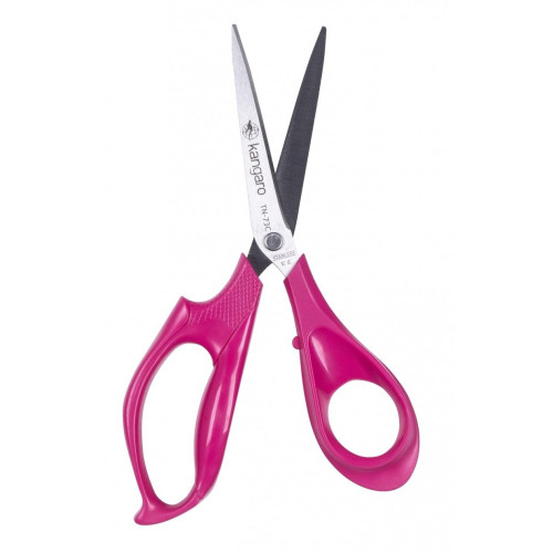 Nożyczki biurowe KANGARO, 18,5 cm, z osłoną, dla praworęcznych, blister, mix kolorów-14706475