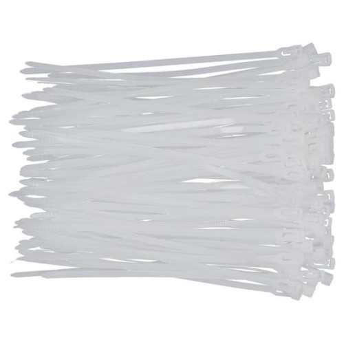 Opaska zaciskowa 15cm YATO 100 szt. biała