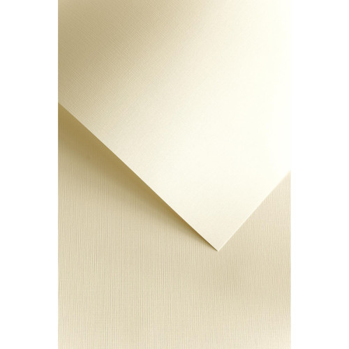 Papier wizytówkowy A4 120g GALERIA PAPIERU 50 szt. płótno kremowy