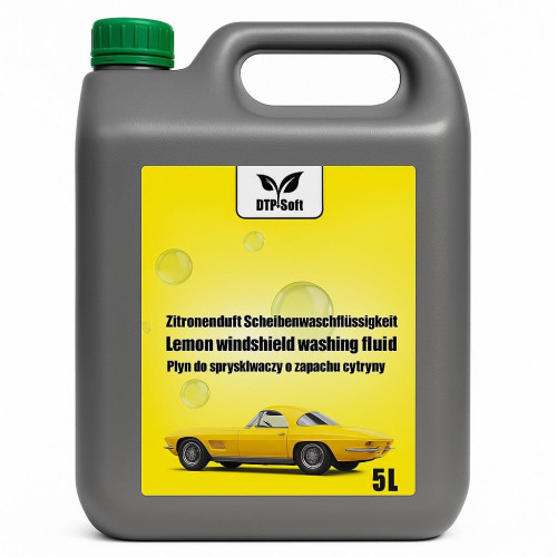 Płyn do spryskiwaczy DTP 5l letni cytrynowy