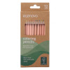 Kredki ołówkowe ECONOVO, FSC, 3mm, 12 szt., mix kolorów-15116755