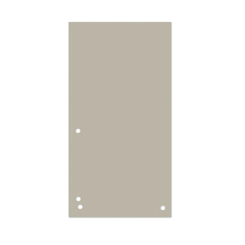 Przekładki DONAU, karton, 1/3 A4, 235x105mm, 100szt., szare-15305854