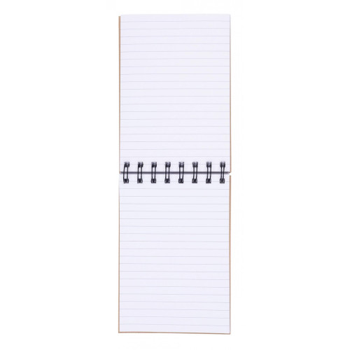 Kołonotatnik OFFICE PRODUCTS, craft, A6, w linie, 80 kart., 80gsm, brązowy-15306685