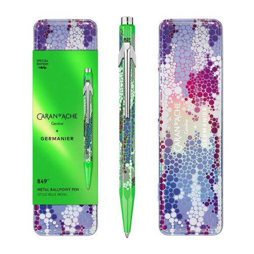 Długopis CARAN D'ACHE 849 Germanier, w pudełku, zielony neonowy-15306749