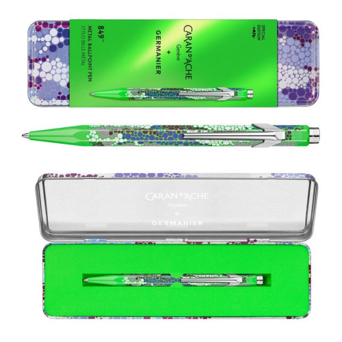 Długopis CARAN D'ACHE 849 Germanier, w pudełku, zielony neonowy-15306750