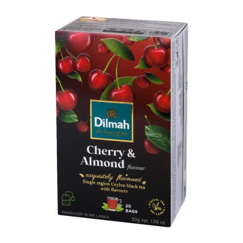 Herbata DILMAH, wiśnia i migdał, 20 torebek-4094543