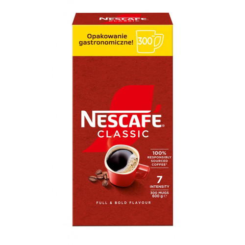 Kawa NESCAFE Classic, rozpuszczalna, 600g