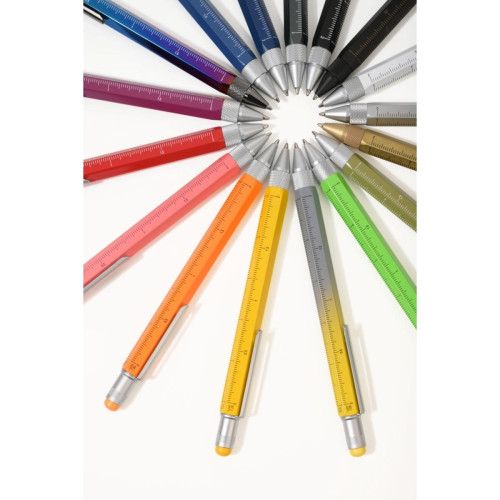 Długopis wielozadaniowy TROIKA Construction, żółty-16222452