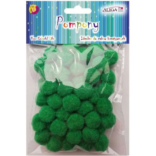 Pompony POM-402 zielone ALIGA