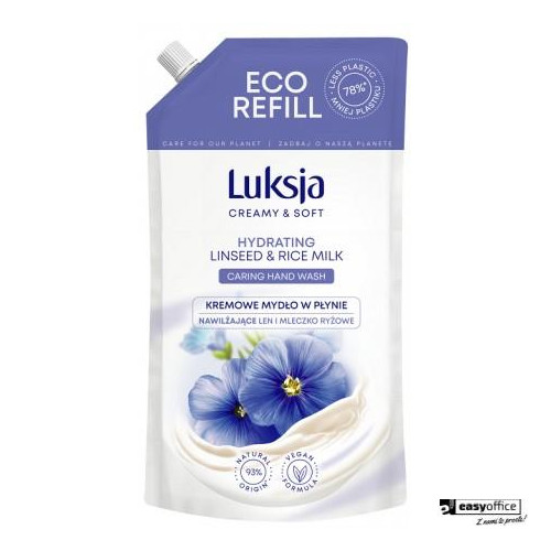 LUKSJA Mydło zapas 400ml LINSEED 49152